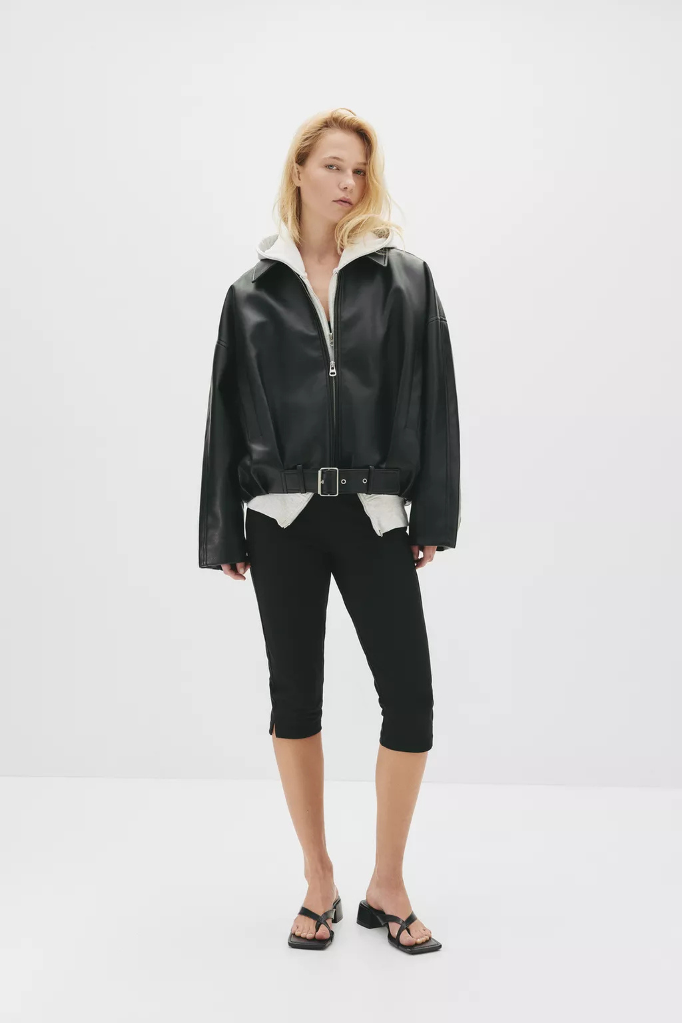 Zara Faux Leather Jacket