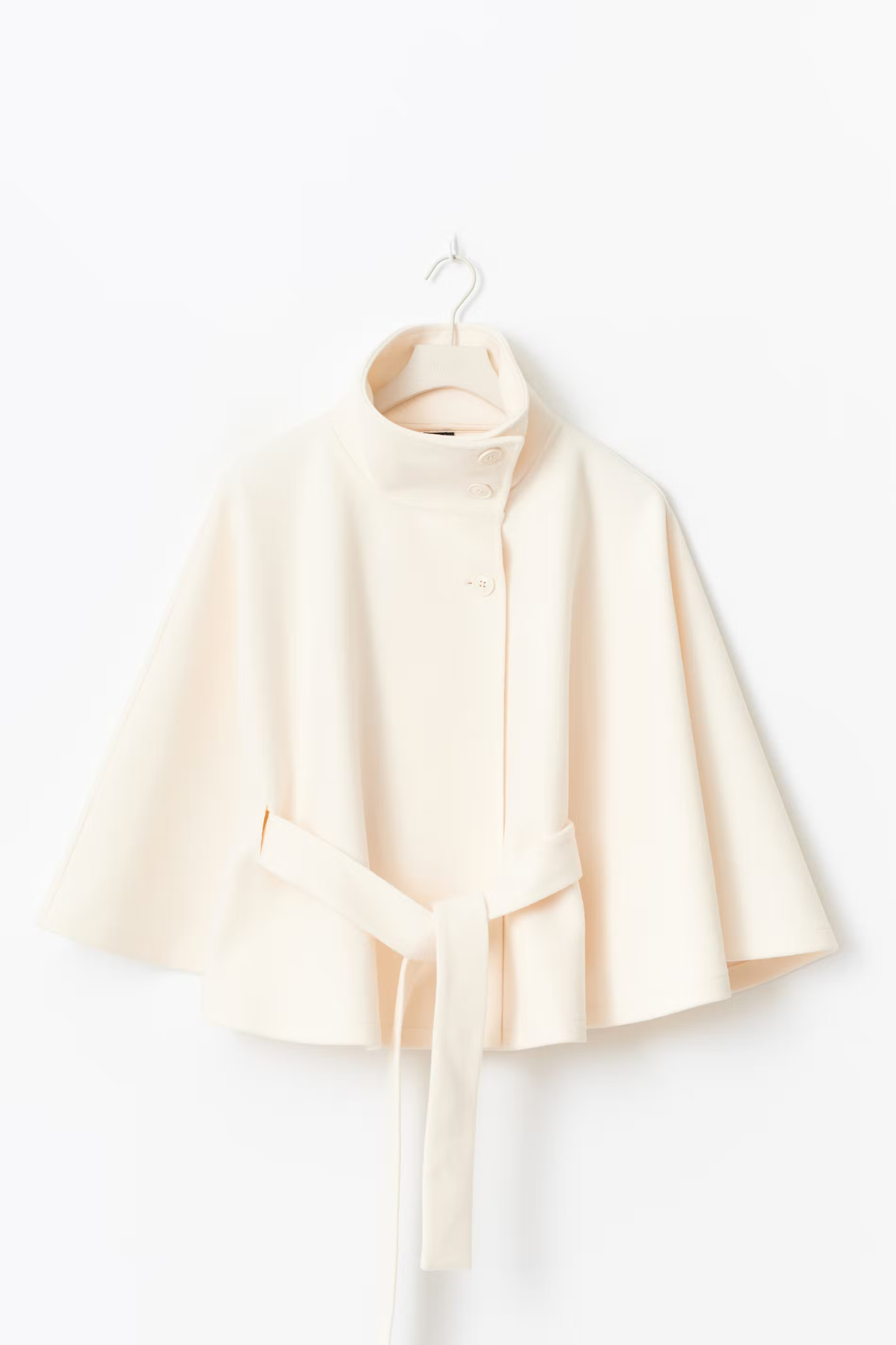 Sira Belted Cape Coat