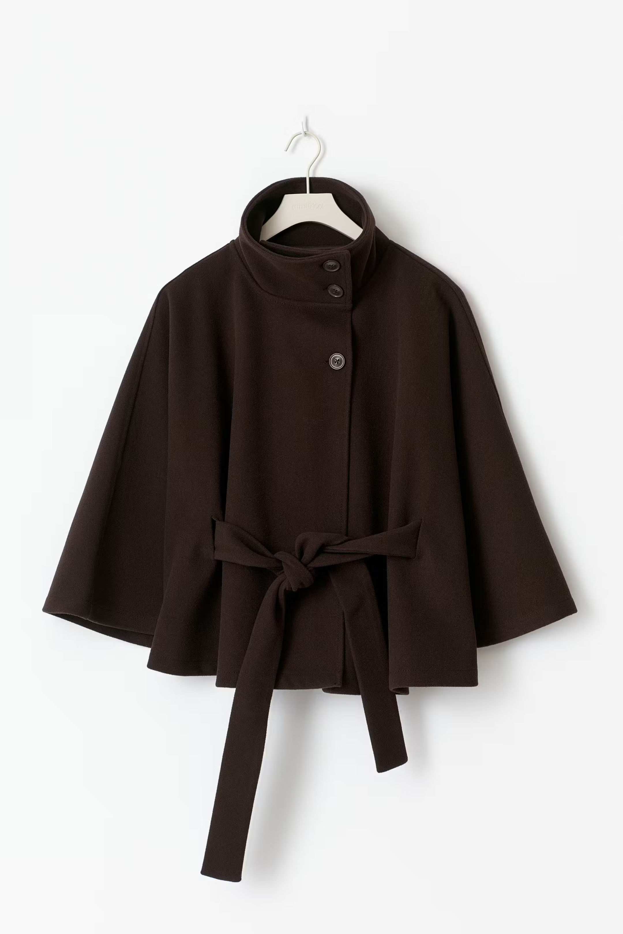 Sira Belted Cape Coat