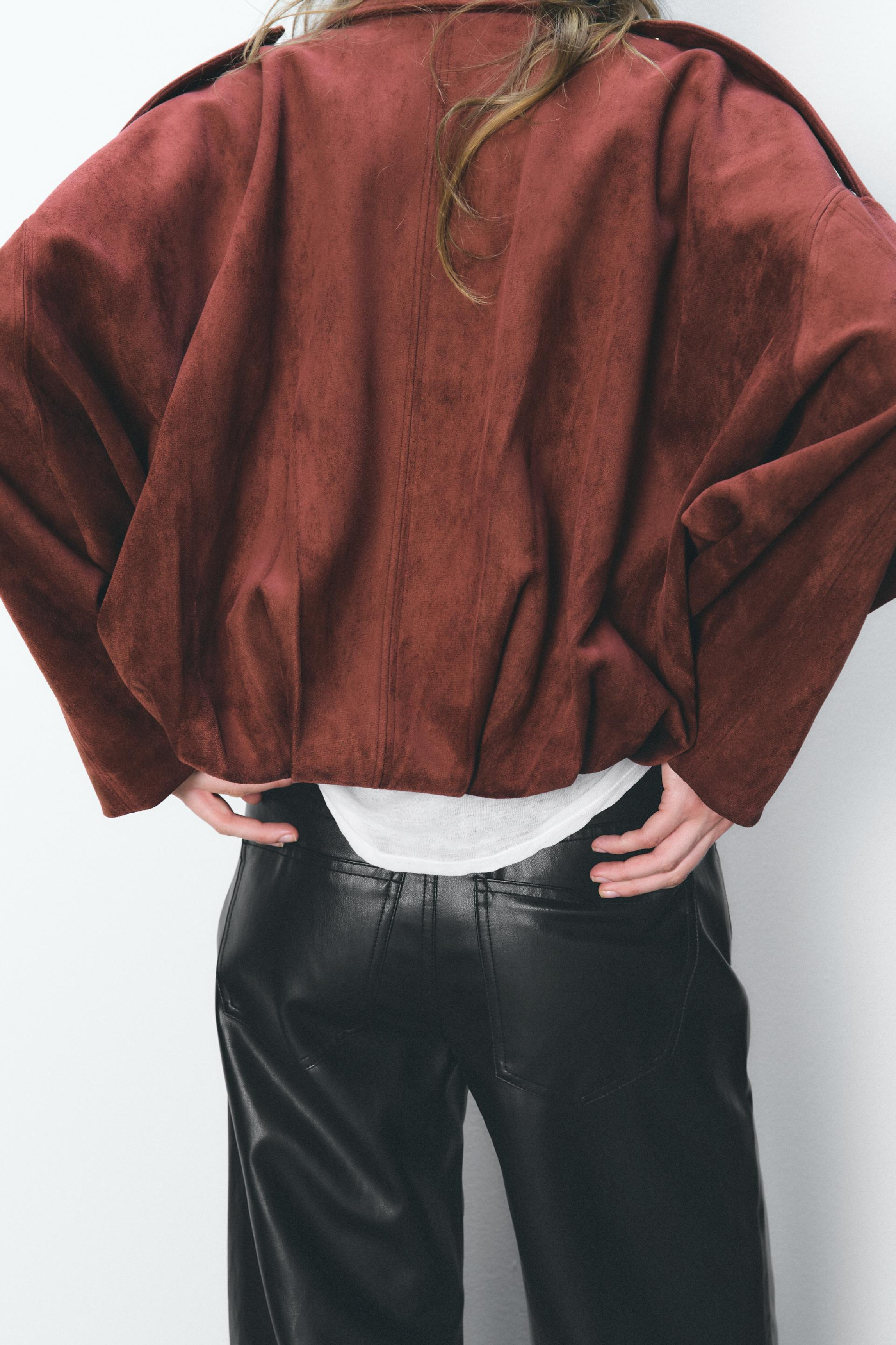 Tessa Suede Bomber Jacket