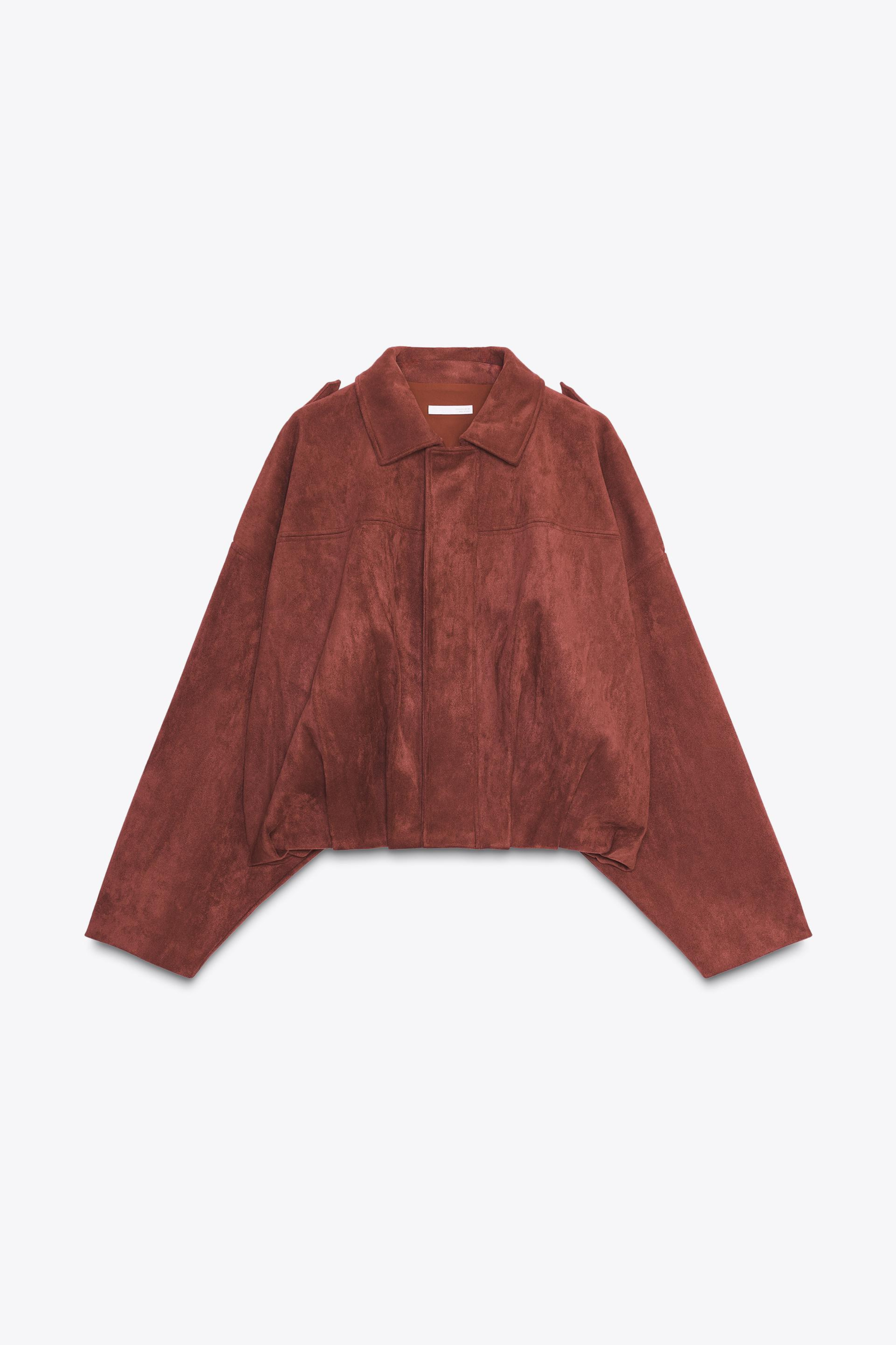 Tessa Suede Bomber Jacket