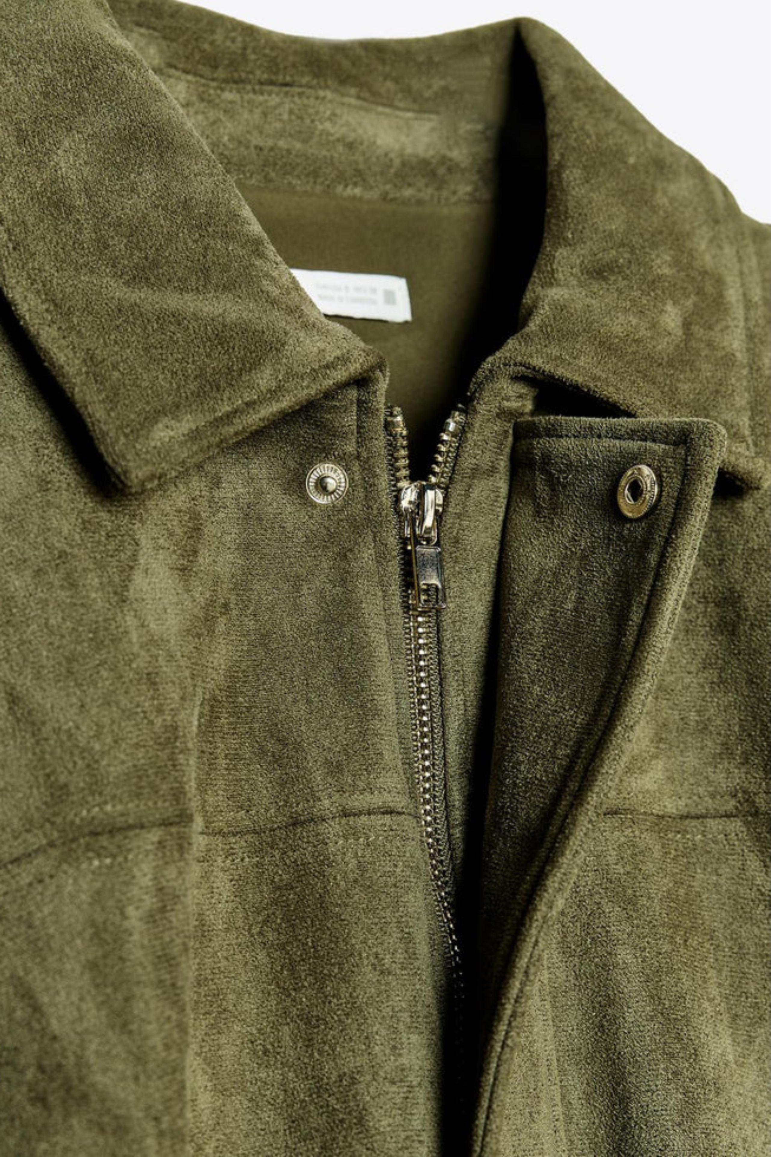 Tessa Suede Bomber Jacket