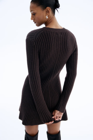 Lira Ribbed Knit Dress