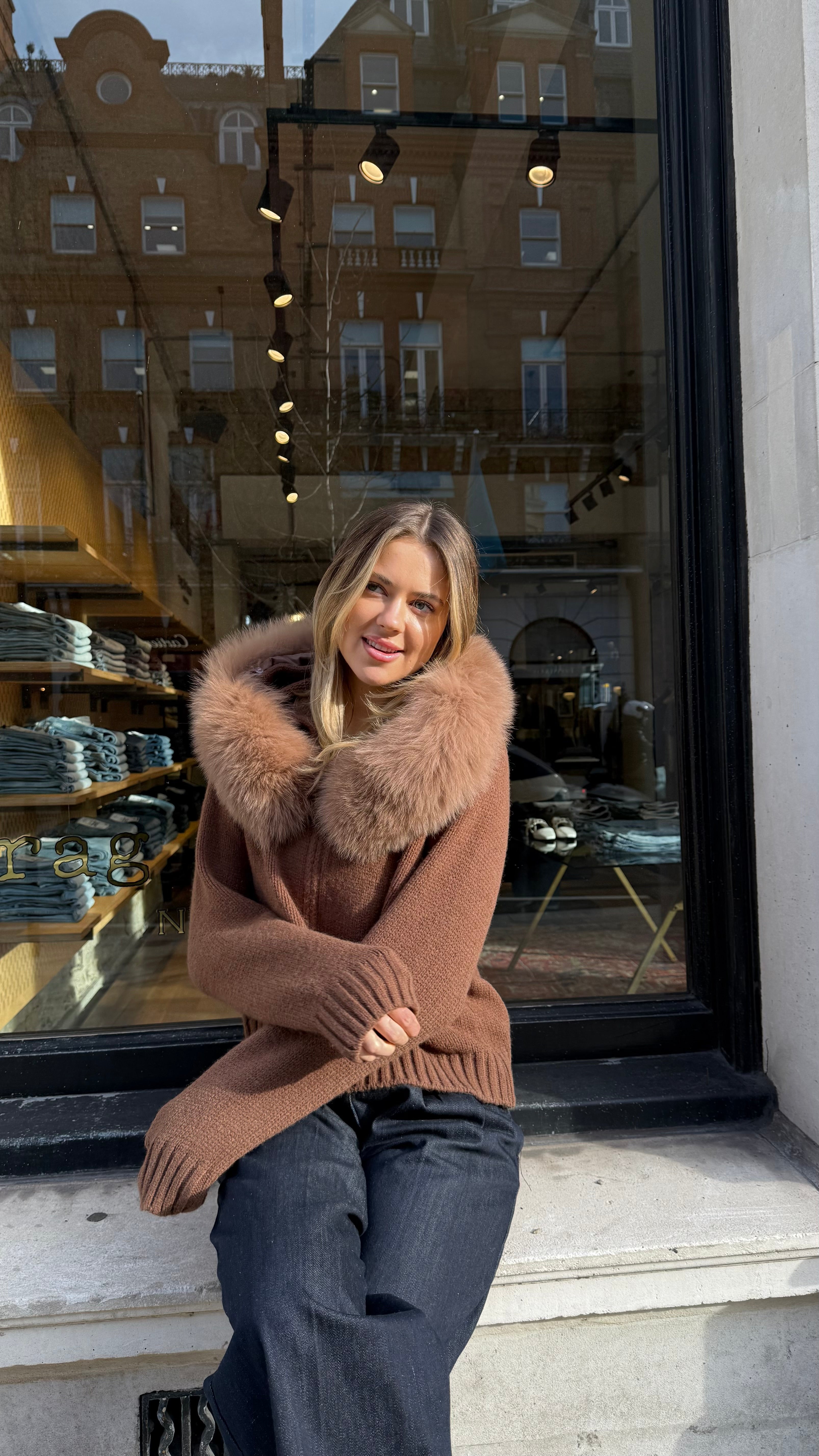 Brown Nala Wool Coat