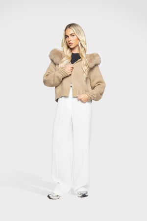 Cream Nala Wool Coat