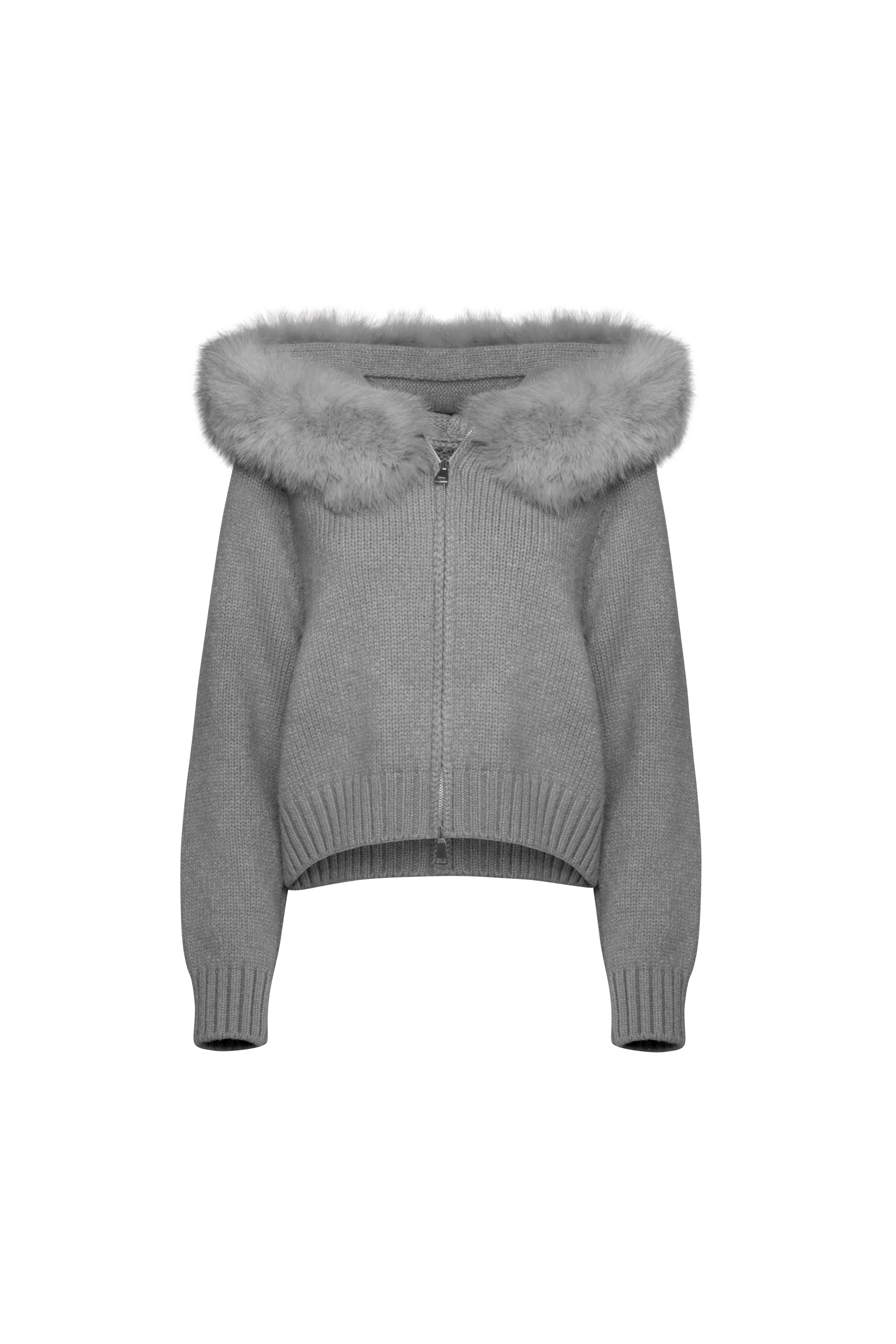 Grey Nala Wool Coat