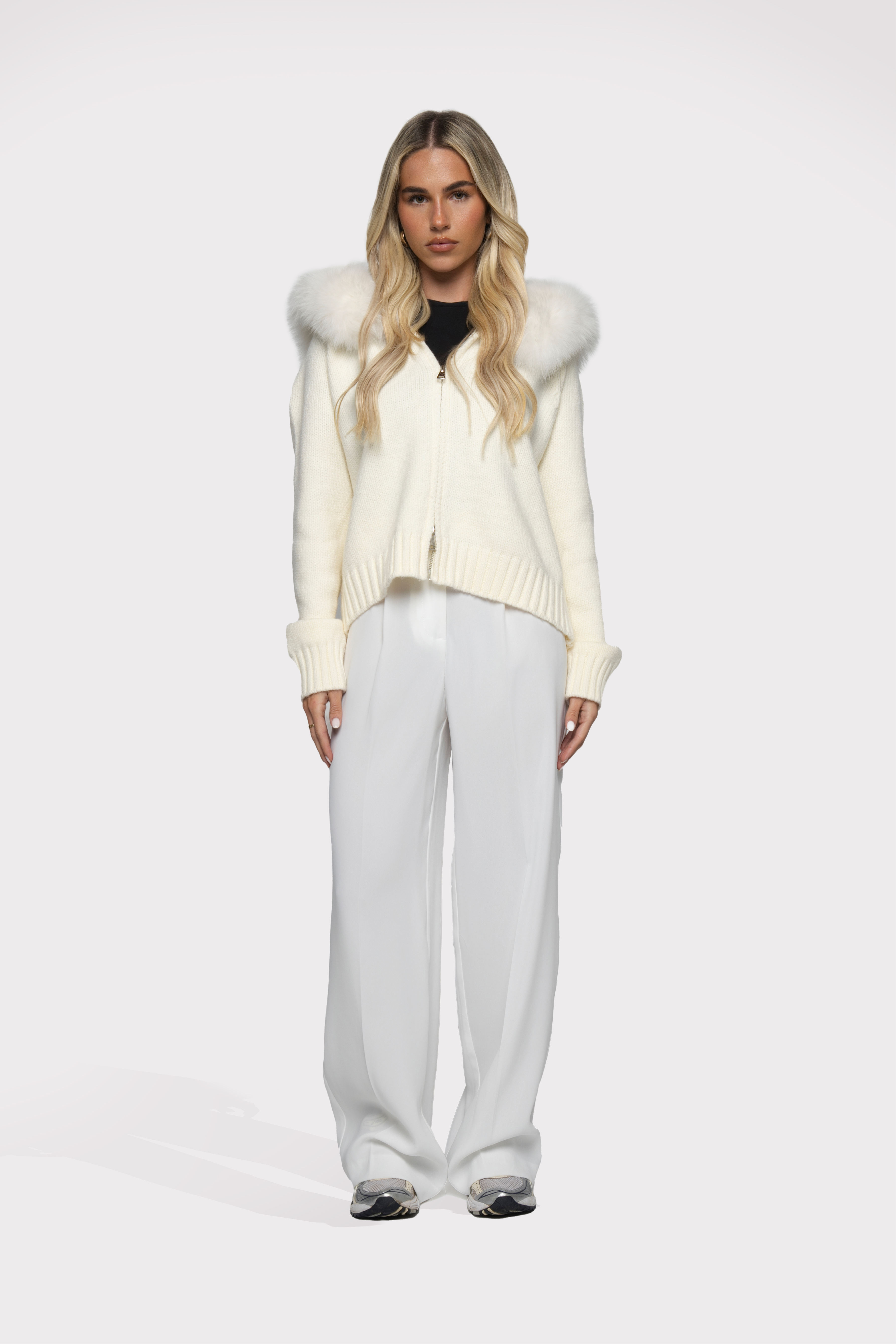 White Nala Wool Coat