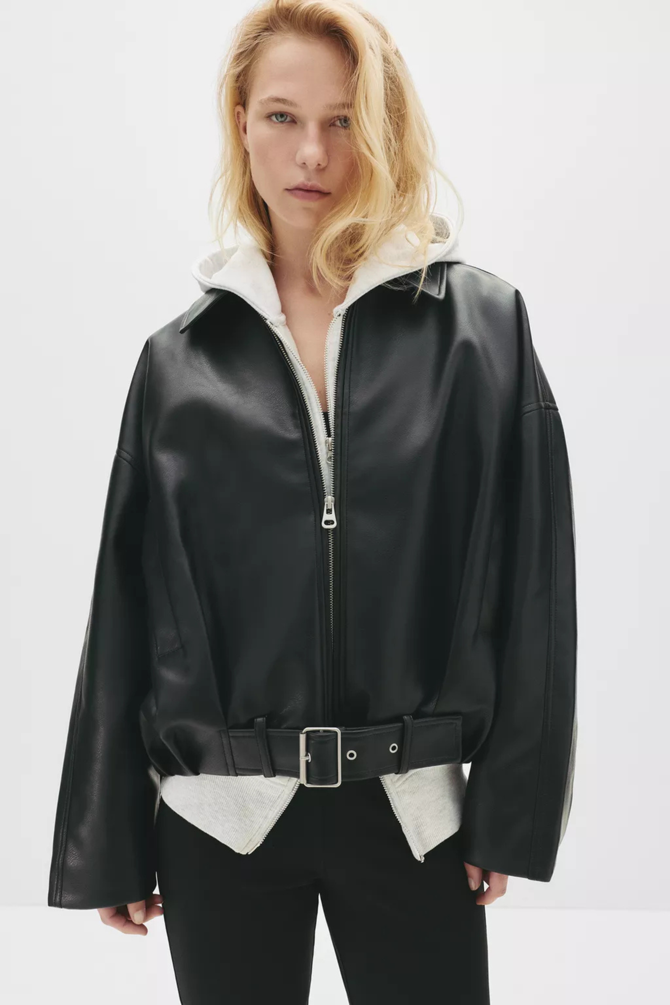 Zara Faux Leather Jacket