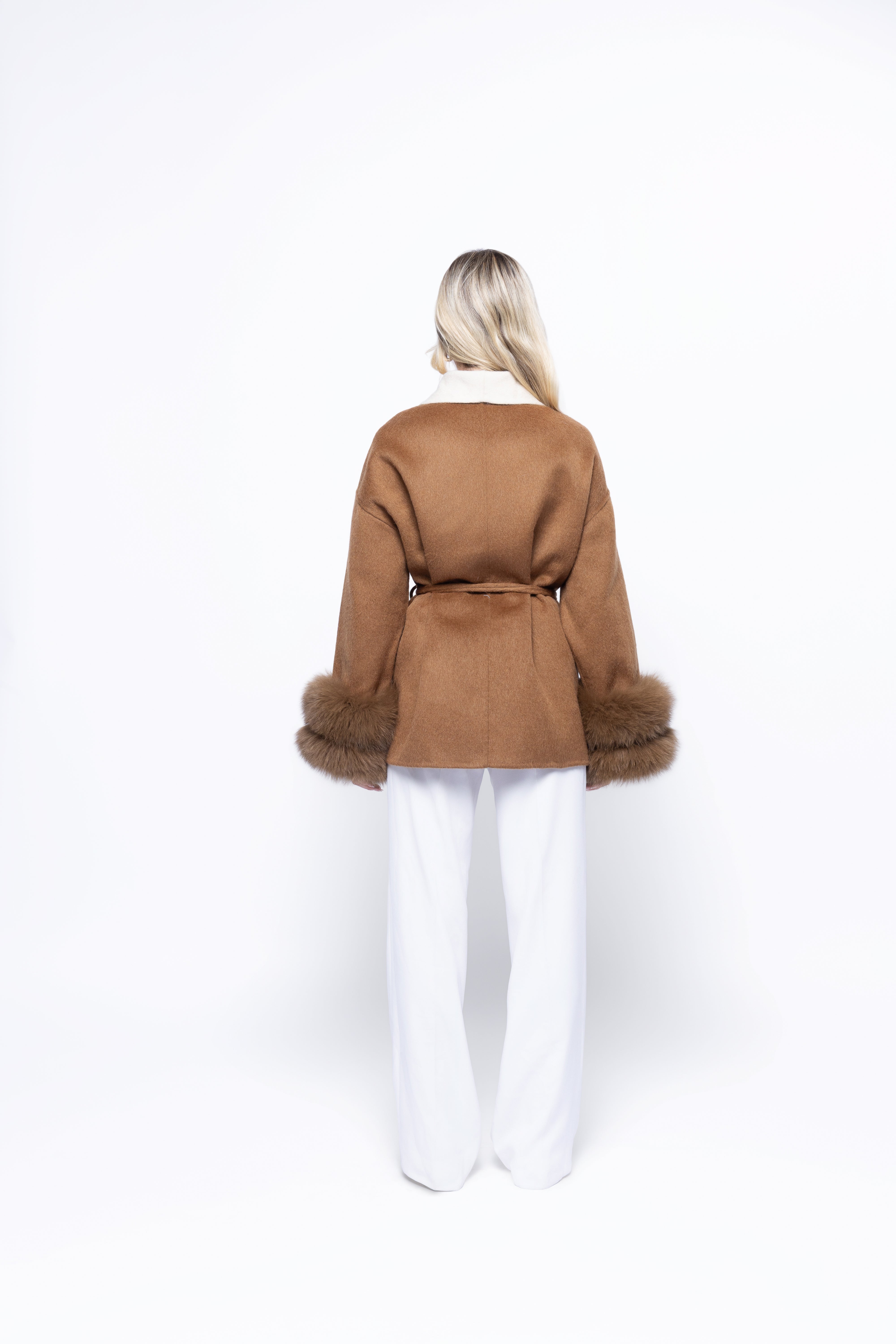 Brown Elia Wool Coat