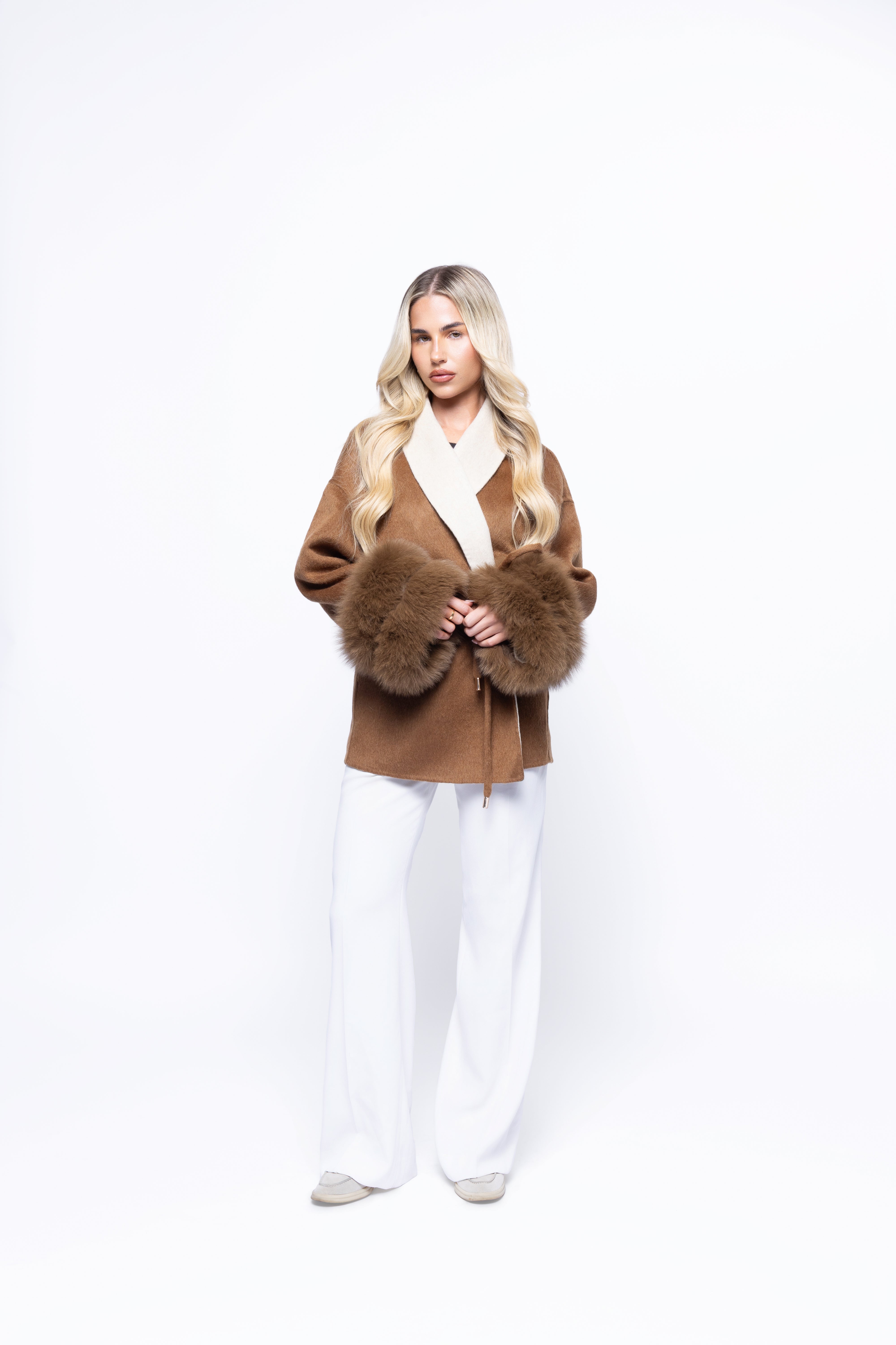 Brown Elia Wool Coat