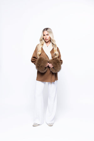 Brown Elia Wool Coat