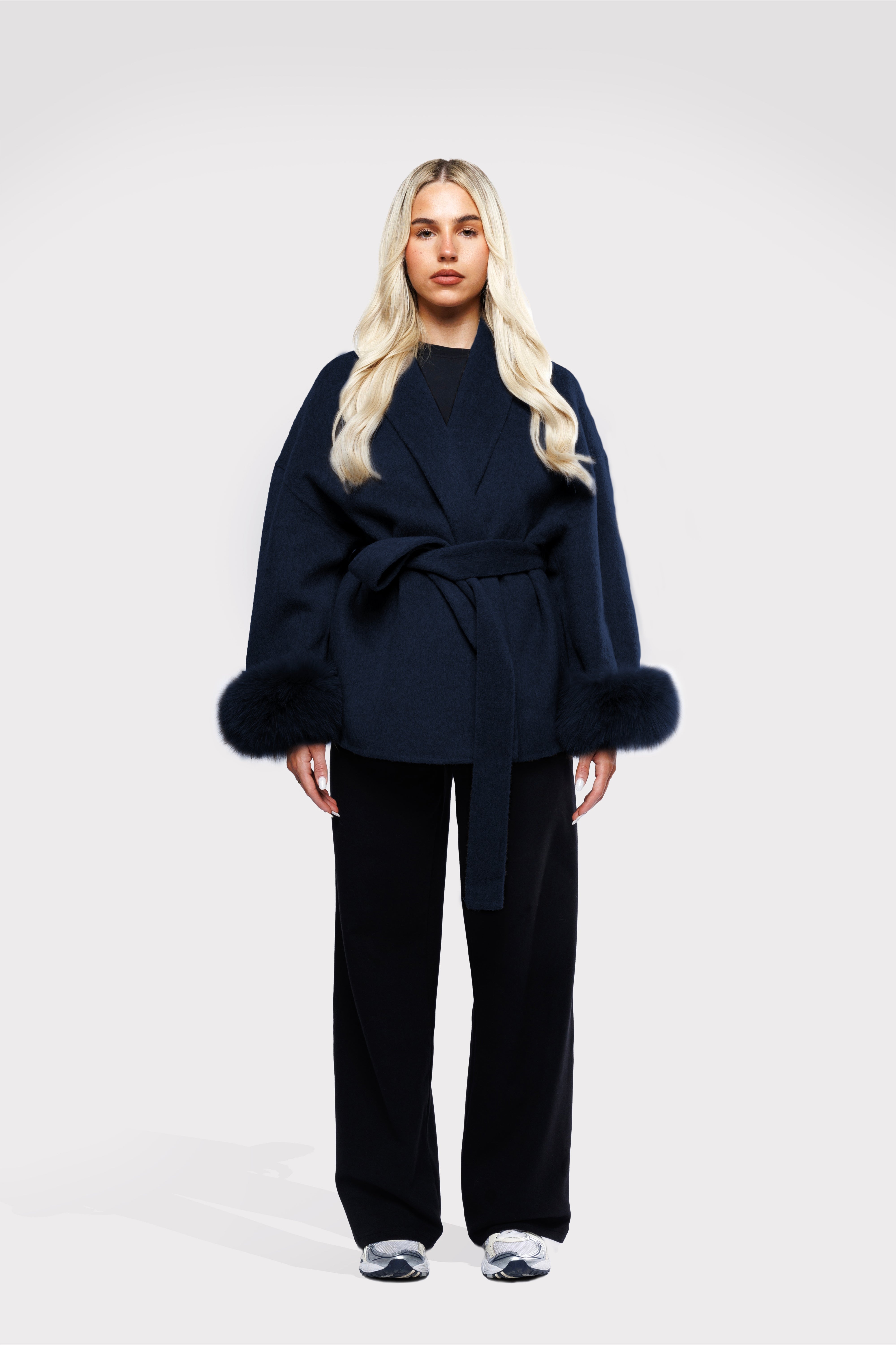 Blue Elva Wool Coat