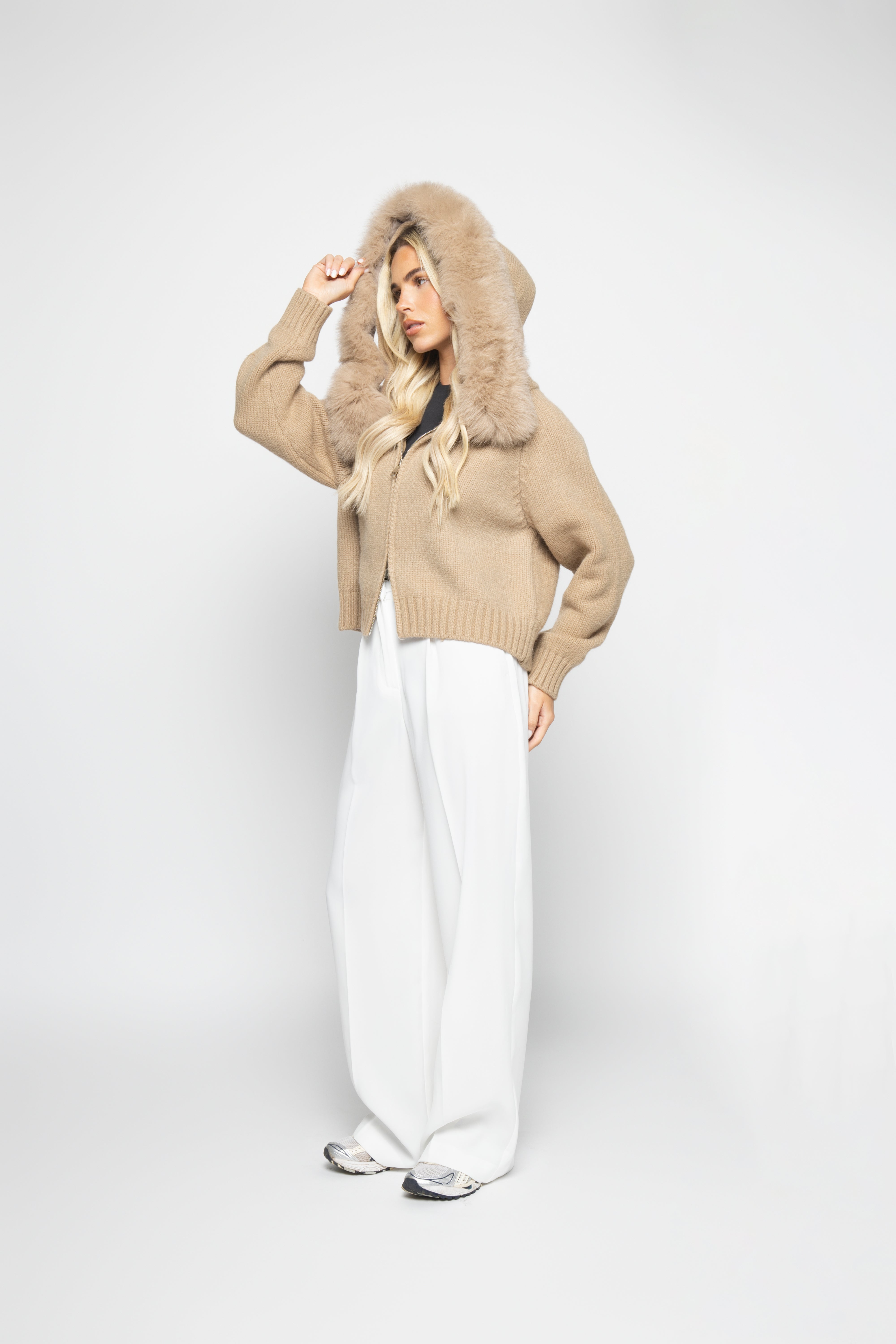 Cream Nala Wool Coat