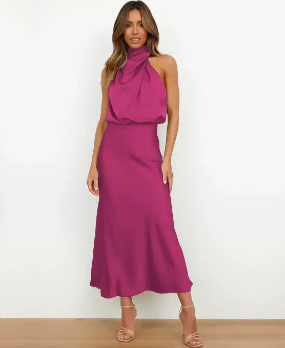 Serena High Waist Midi Dress