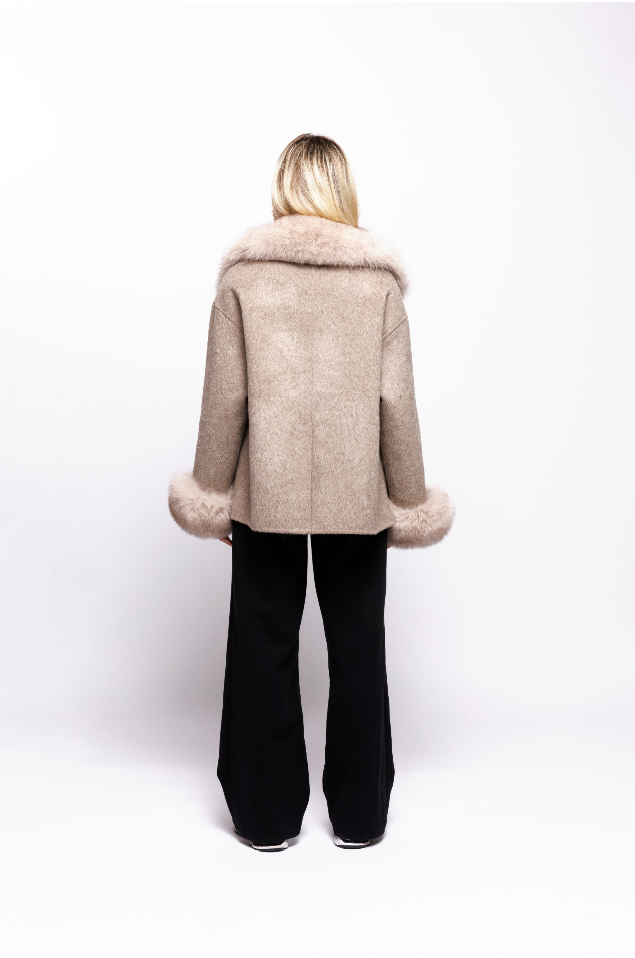 Cream Iris Wool Coat