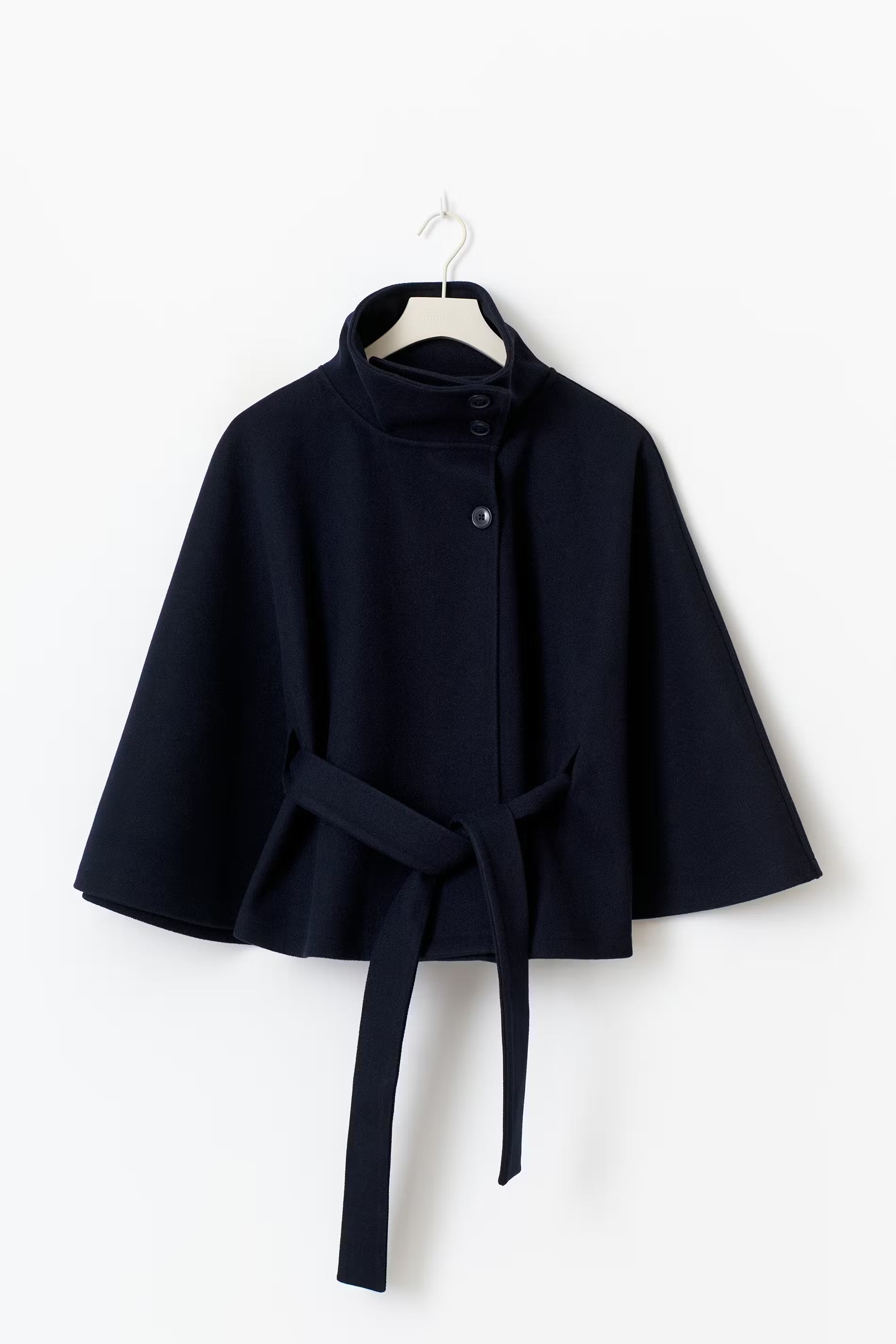 Blue Belt Cape Jacket