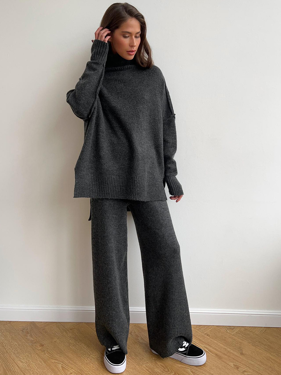 Ava Knit Set Anthracite