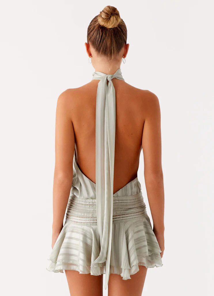 Lunea Chiffon Mini Dress