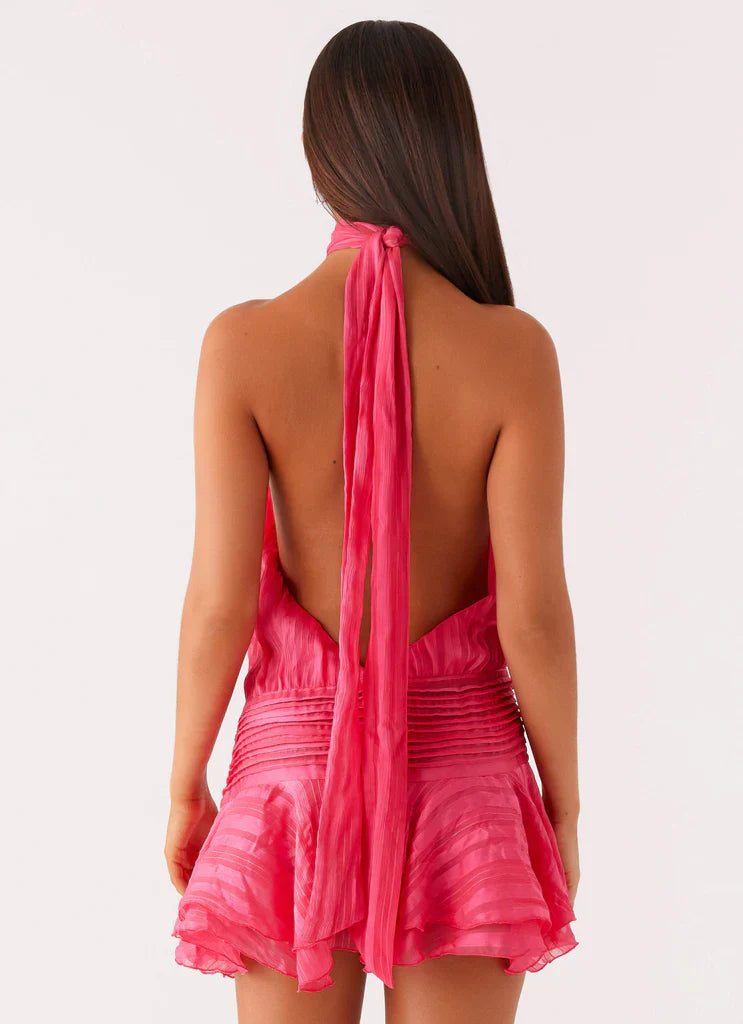 Lunea Chiffon Mini Dress