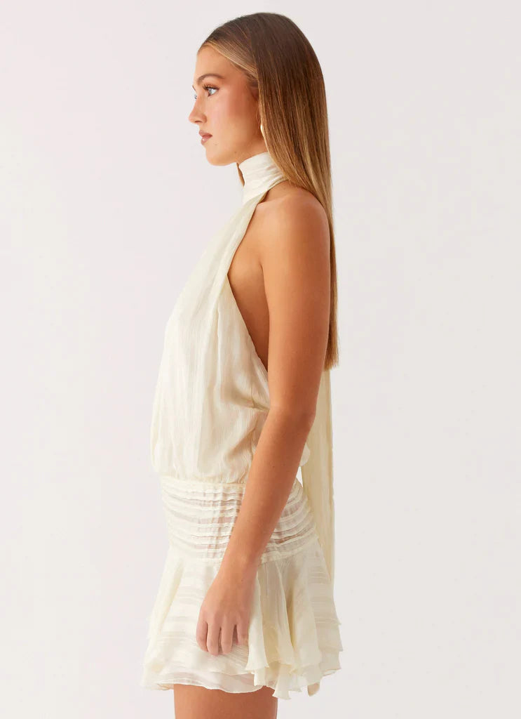 Lunea Chiffon Mini Dress