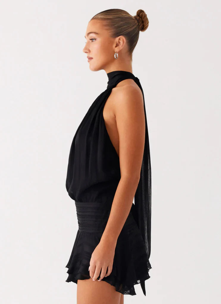 Lunea Chiffon Mini Dress